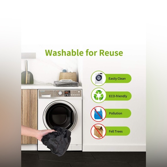 3 Pack Foldable Shopping Bags NWOT - Picture 3 of 5